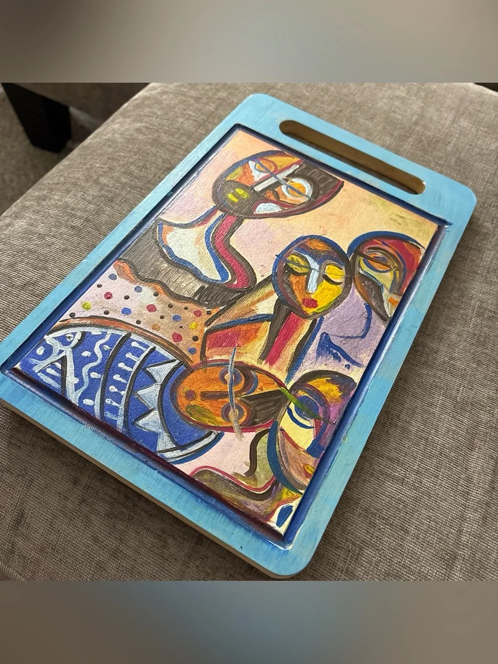 Handmade hand painted